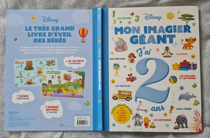 Livre Mon imagier géant Disney 2 ans - photo numéro 9