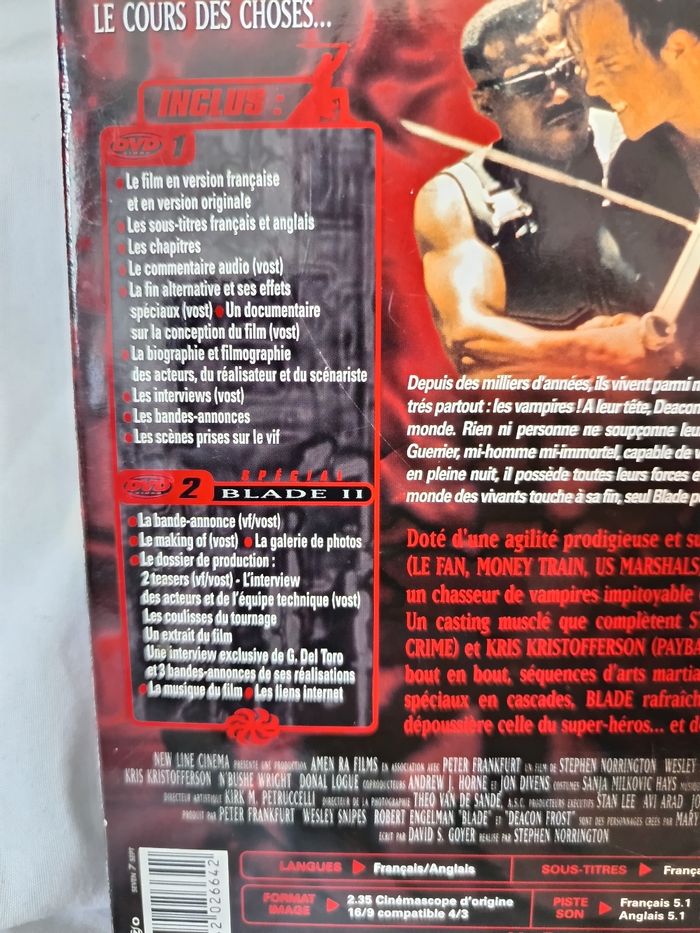 Dvd " Blade " - photo numéro 3