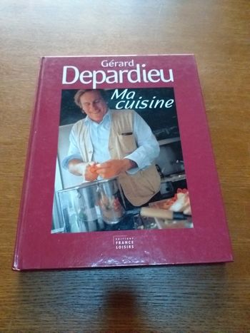 Livre de cuisine de Gérard Depardieu "Ma cuisine"