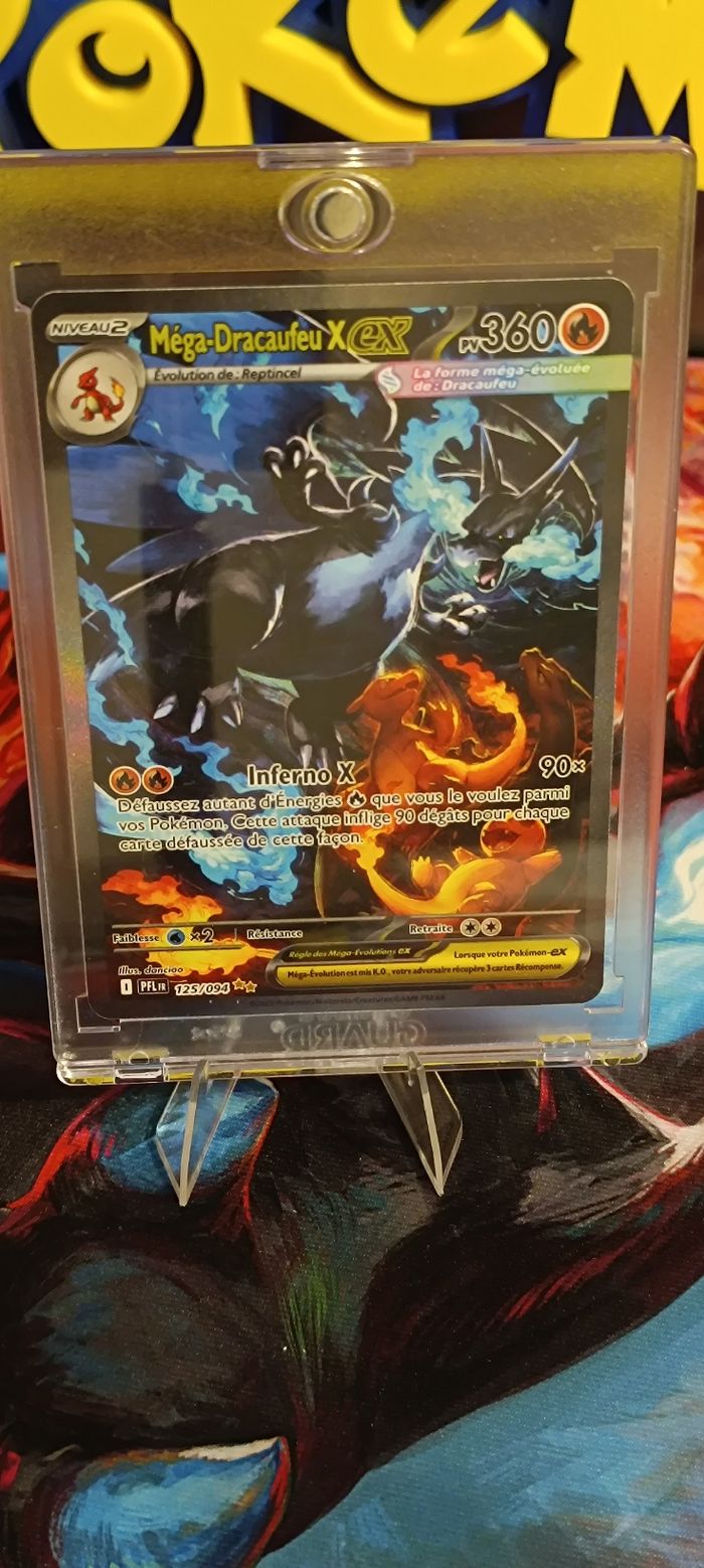 Carte pokemon Mega Dracaufeu ex 125/094 - photo numéro 3