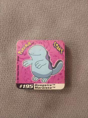 Magnet Pokémon Staks 2002 N°195 Maraiste