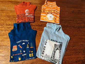 Lot de 4 sous pull manches longues garcon - taille 8 ans