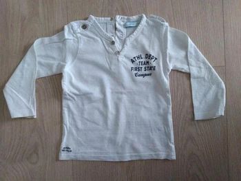 Tee shirt blanc Gémo 24 mois