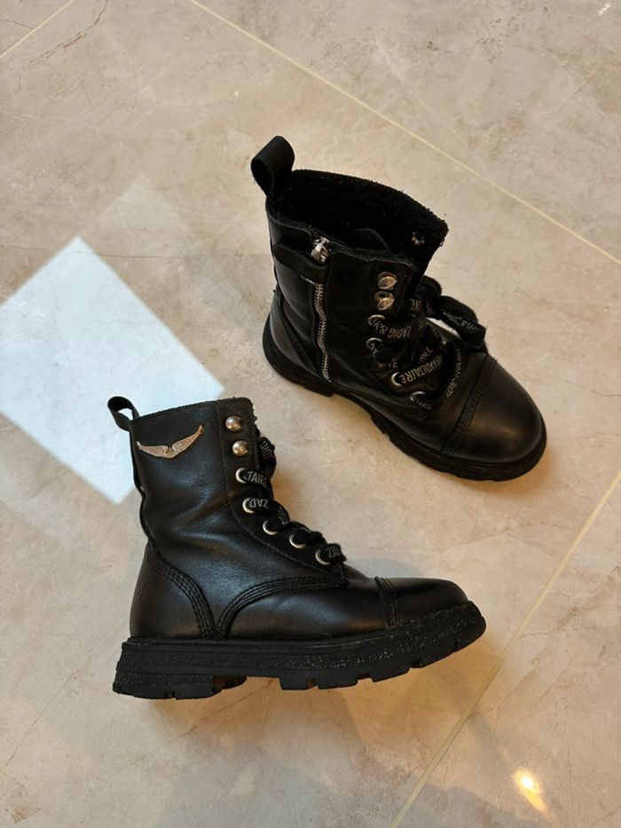 Bottines Zadig et voltaire noires enfant rock 🖤 - photo numéro 2