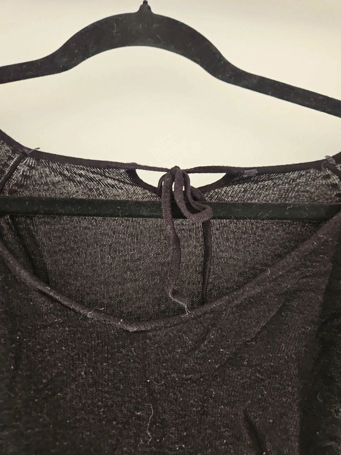 Pull fin noir - photo numéro 2