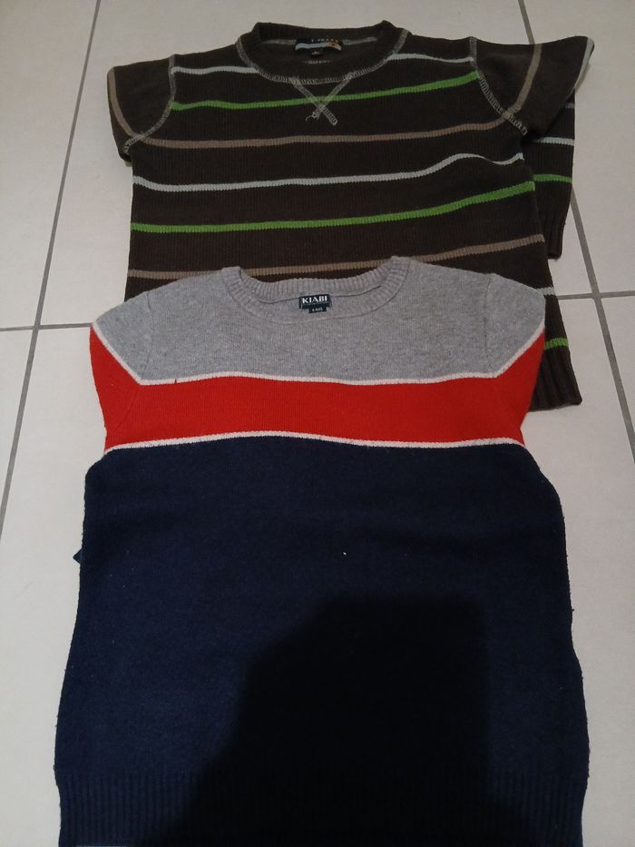 2 pulls chauds garçon