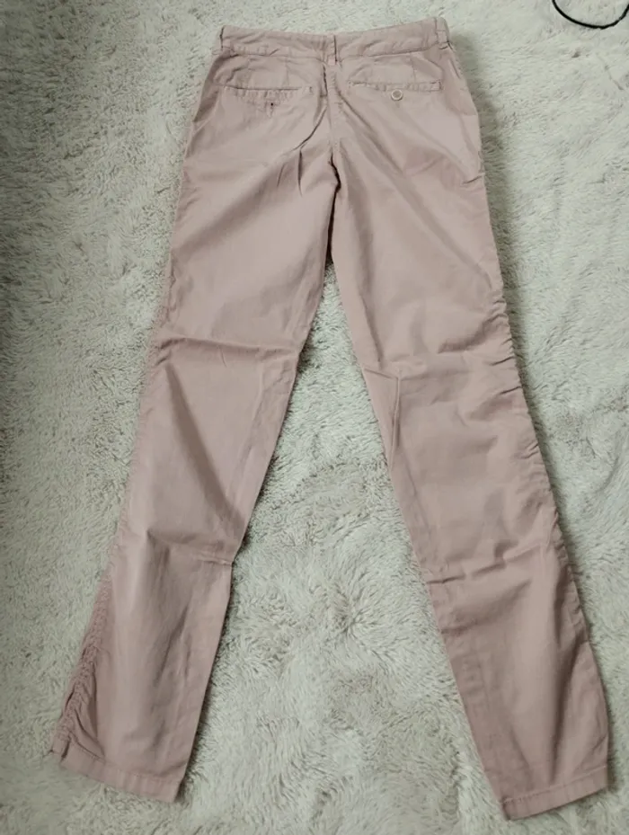 Pantalon chino rose Promod 36 - photo numéro 2