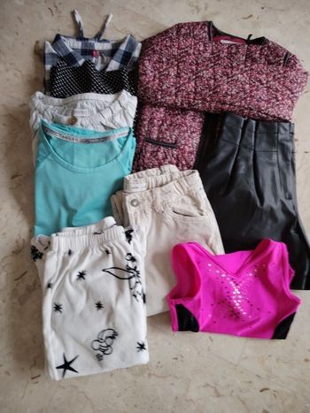 Lot vêtements fille 8 ans
