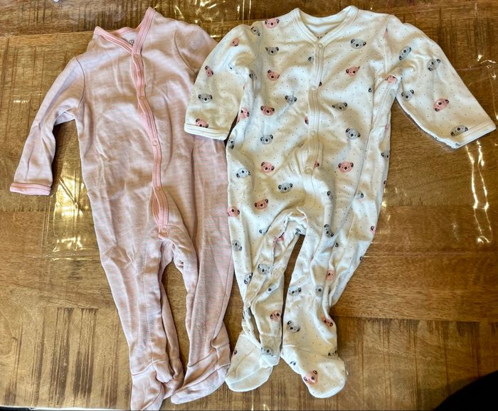 Lot 10 pyjamas bébé - 6/9 mois - photo numéro 6