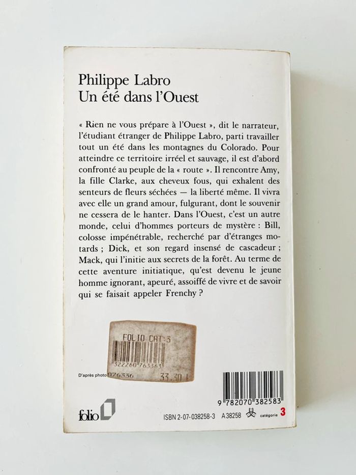 Un été dans l'Ouest de Philippe Labro Roman - photo numéro 4