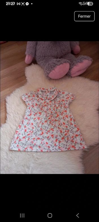 Magnifique robe 12 mois 