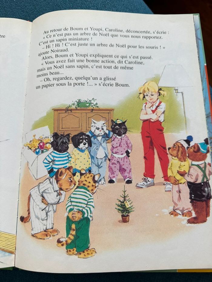 Livre rare Le Noël de Caroline fête album bd Pierre Probst bords multicolores - photo numéro 3