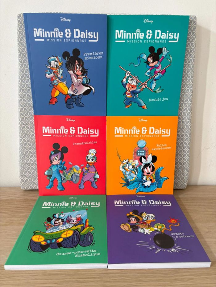 Pack de 6 BD "Minnie et Daisy - Mission Espionnage" Tome 1 à 6