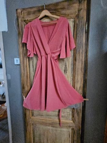 Robe fluide rose