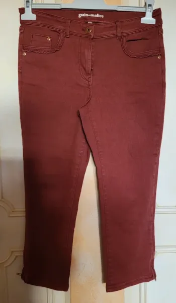 Jeans pantacourt grain de malice