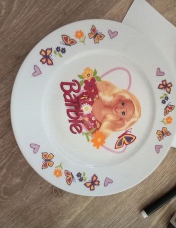 Assiette vintage barbie