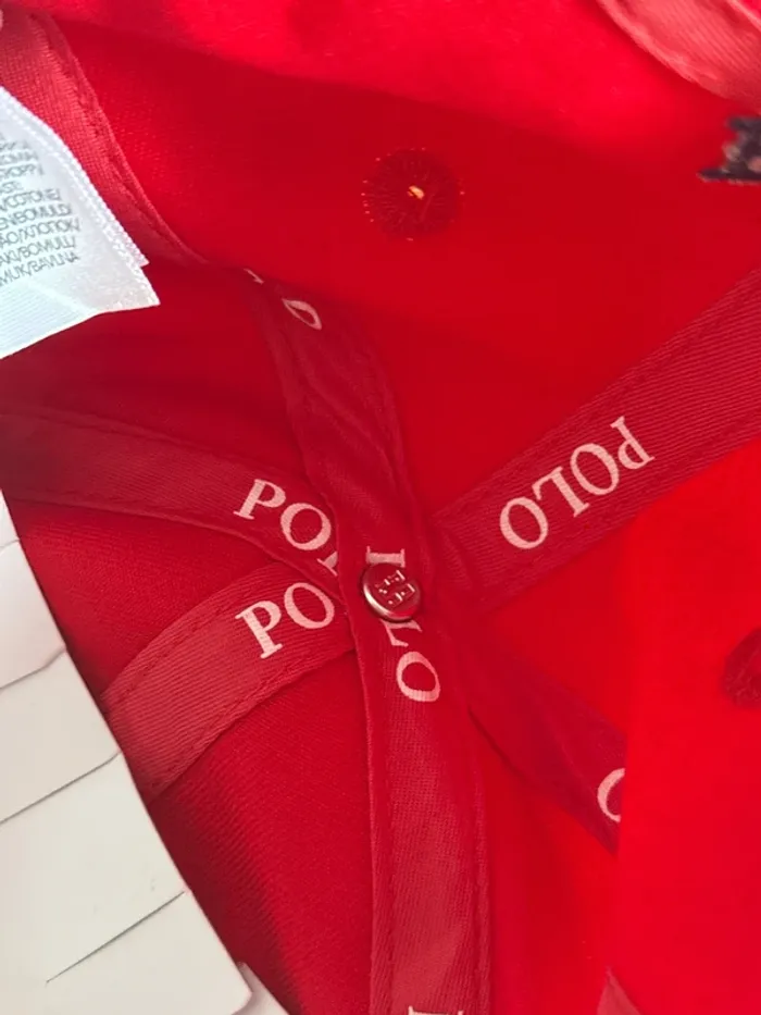 Casquette rouge polo ralph lauren neuve - photo numéro 8