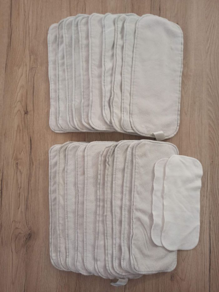 Lot de couches lavables + inserts bambou - photo numéro 2