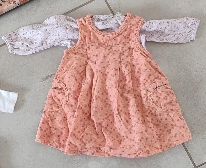 Gros lot de vêtements printemps fille - taille 3 mois - 20 pièces - photo numéro 3
