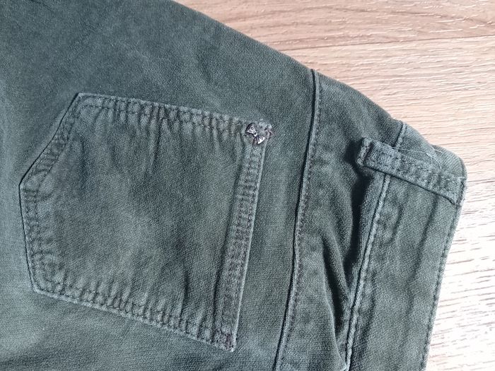 Pantalon kaki en.velours fille - photo numéro 9