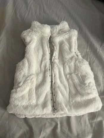 Veste douce sans manche