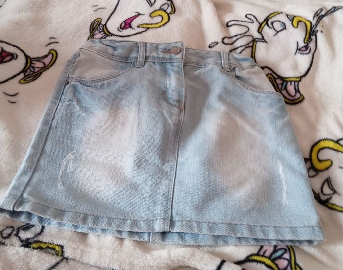 Jupe en jean bleue 10 ans Kiabi