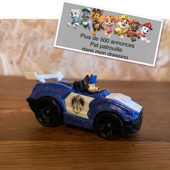 Véhicule True Métal de Chase à paillettes de la Pat Patrouille