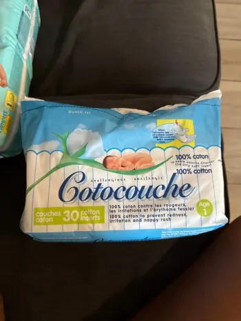 Cotocouche 💯 coton taille 1 pour couches