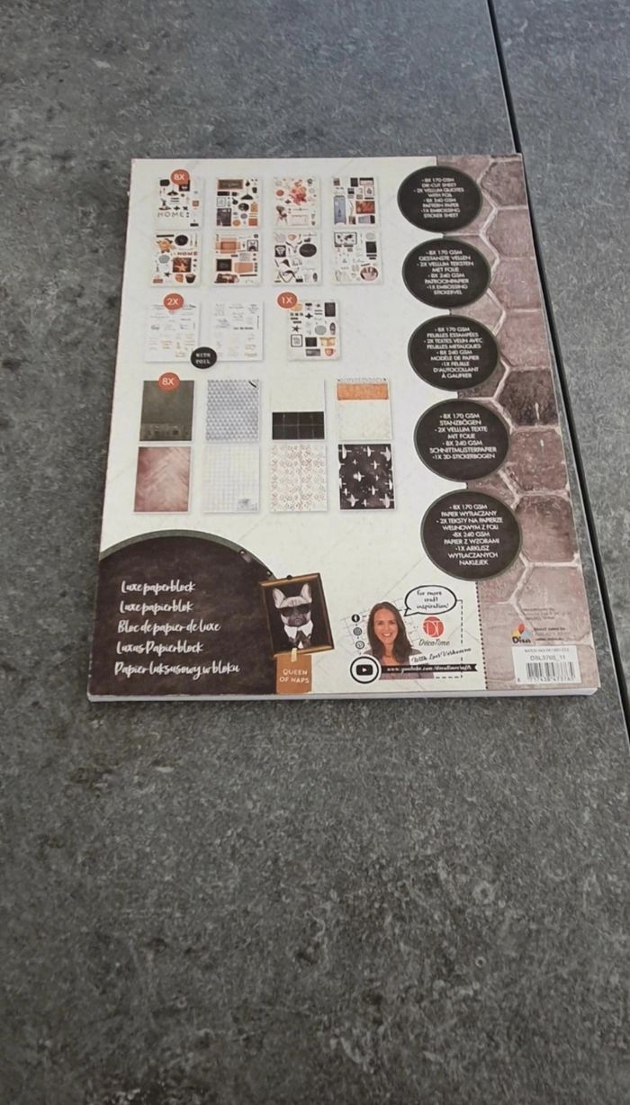 Cahier de papiers et stickers neuf - photo numéro 2