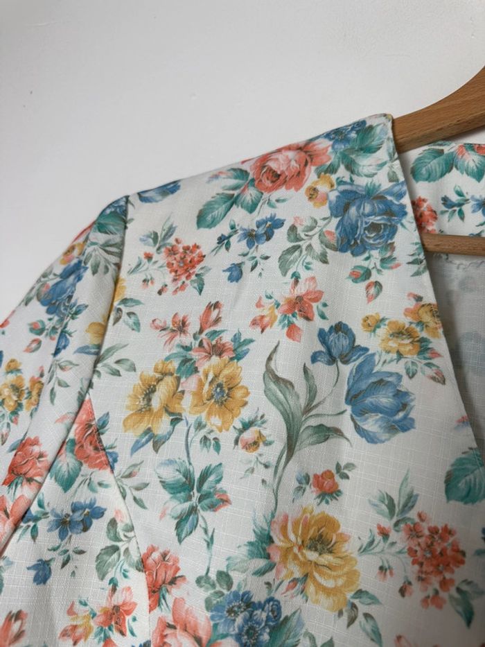 🌸Chemisier - vintage - fleurie 🌸 - photo numéro 3