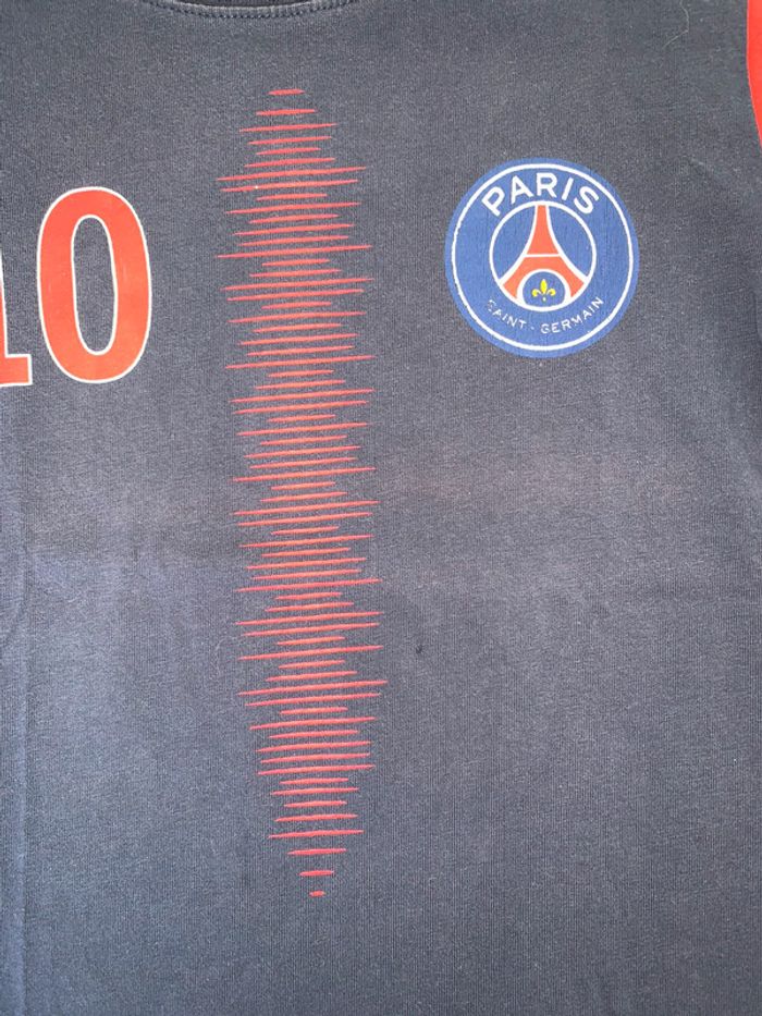 T shirt PSG neymar jr 6 ans bleu marine - photo numéro 3