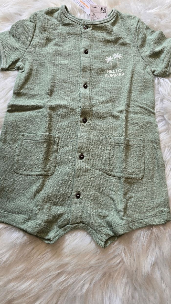 NEUVE(non portée) 🏷💙💙🤩😍 superbe  combishort  36 mois  Primptemps/ete (94cm) garçon💙💙😍🤩 - photo numéro 3