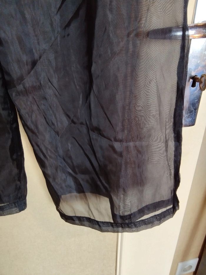 Pantalon short noir satin taille S/36 Shein - photo numéro 6