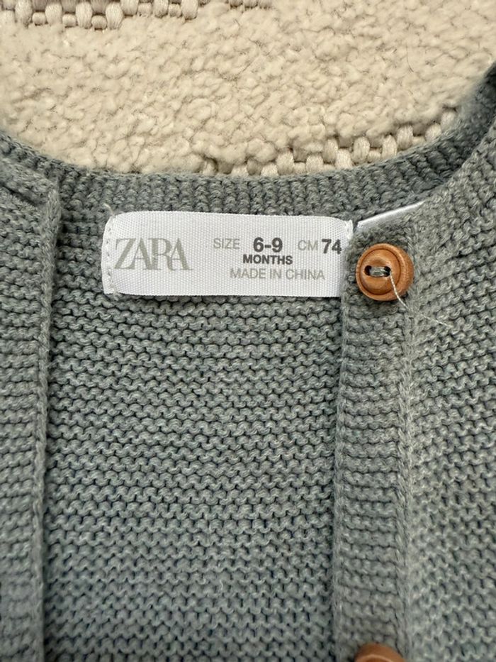 Gilet Zara 6-9 mois - photo numéro 2