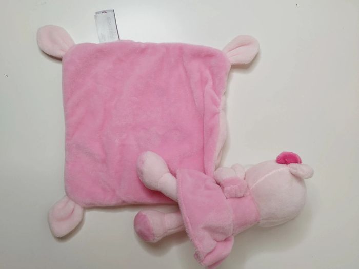 Doudou Ours rose Pommette - photo numéro 5