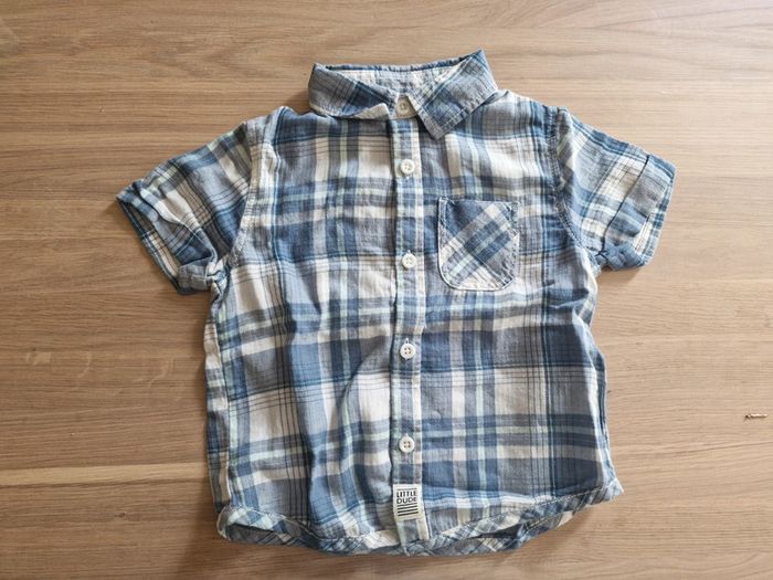 Chemise manches courtes 2 ans