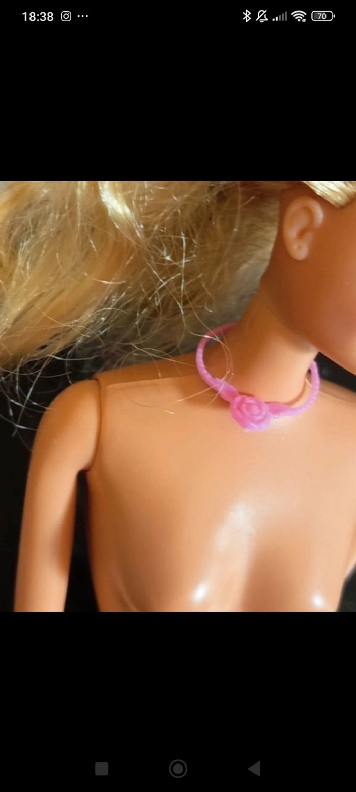 Collier barbie pretty changes pour barbie années 70 - photo numéro 3