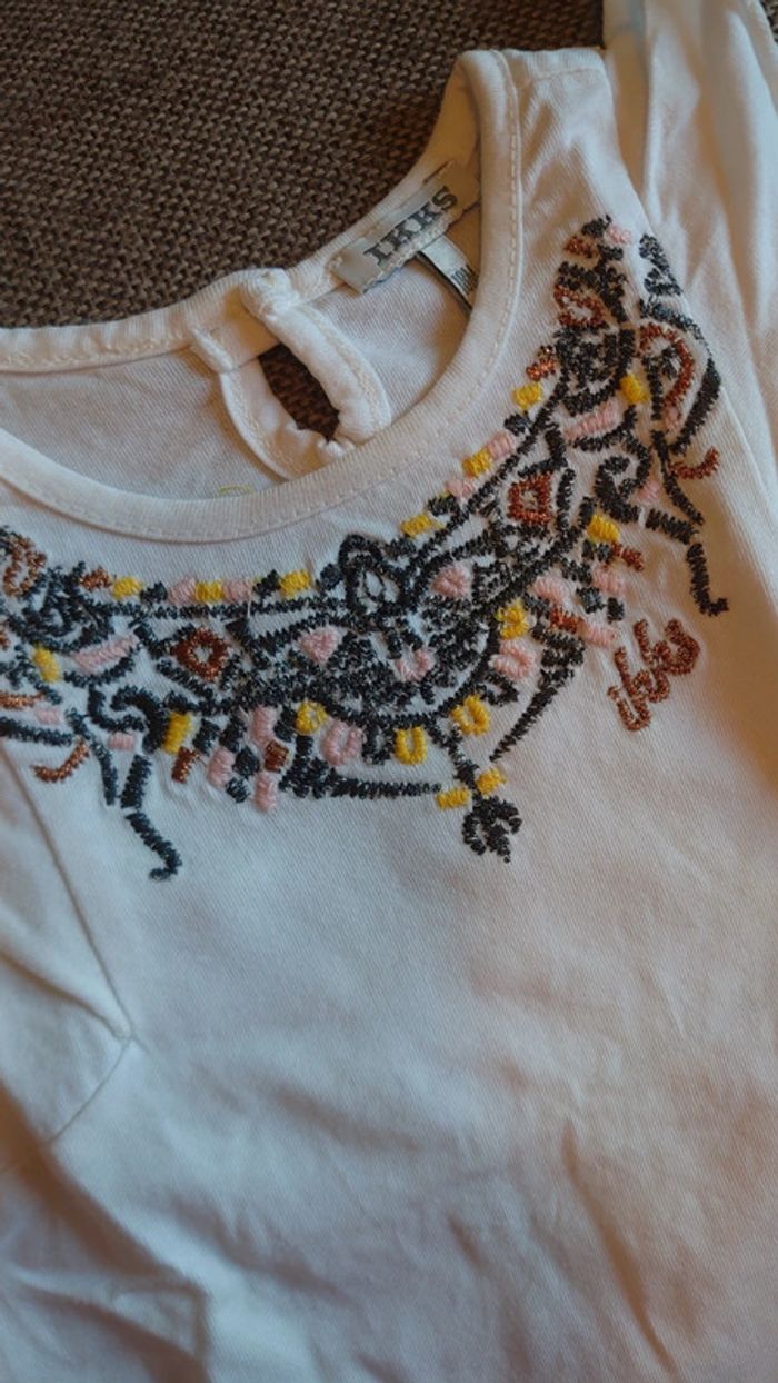 Tee shirt broderie Ikks - photo numéro 2