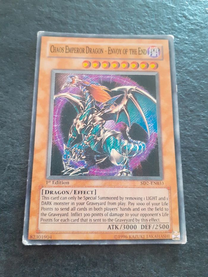 Carte Yu-Gi-Oh ! Chaos Emperor Dragon - Enjoy of the End SD2-EN033