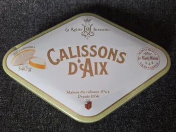 Boite de calissons d'Aix neuve sous blister / 340g