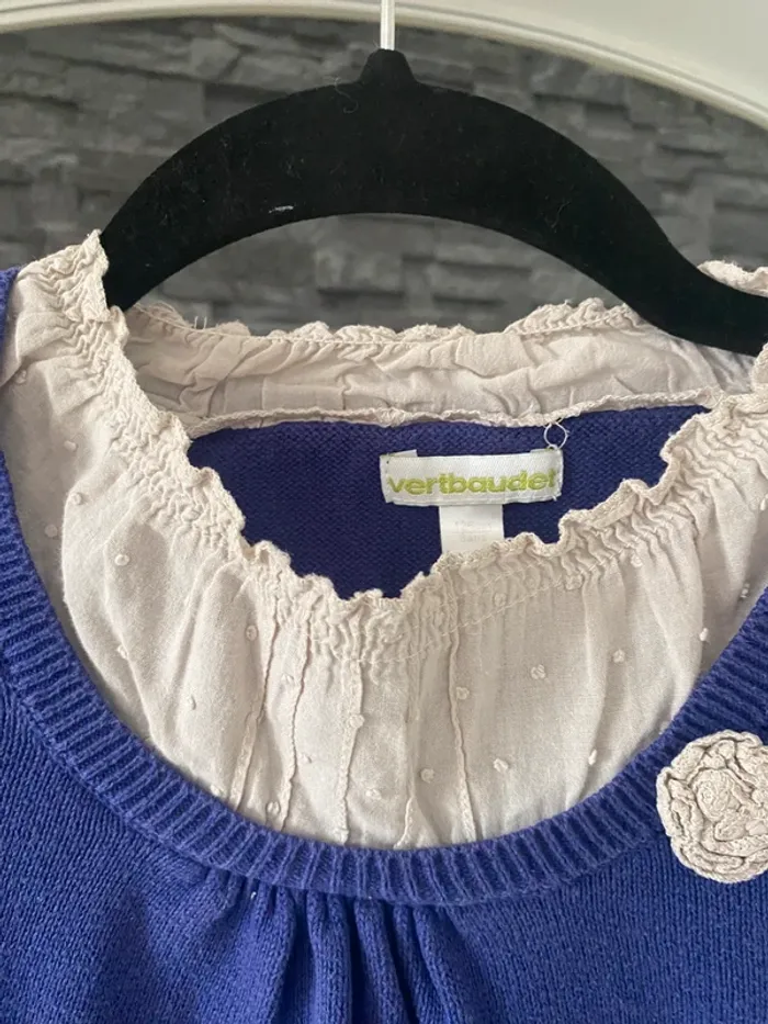 💙🩶Pull léger fille – taille 8 ans – Vertbaudet TBE 💙🩶 - photo numéro 3
