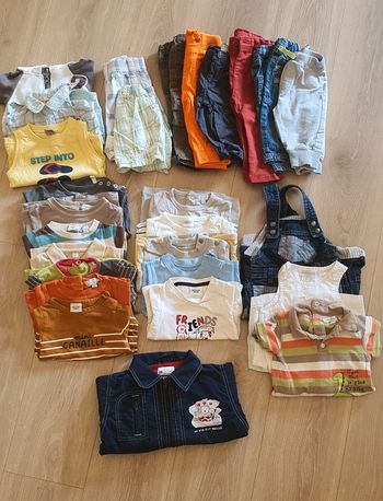 Lot 27 vêtements été garçon. 6mois