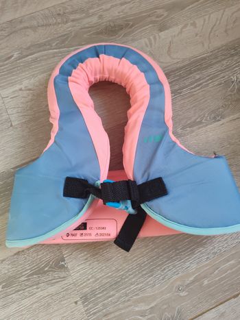 🏊‍♀️ GILET DE NATATION ENFANT DECATHLON SWIMVEST+ ROSE BLEU