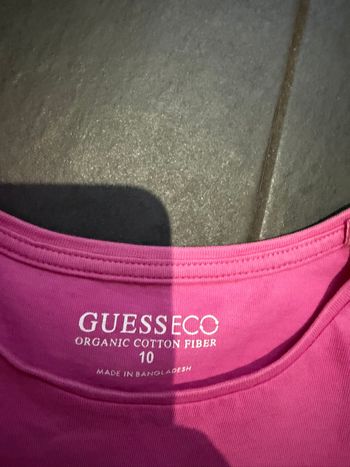 T shirt guess rose 10 ans 