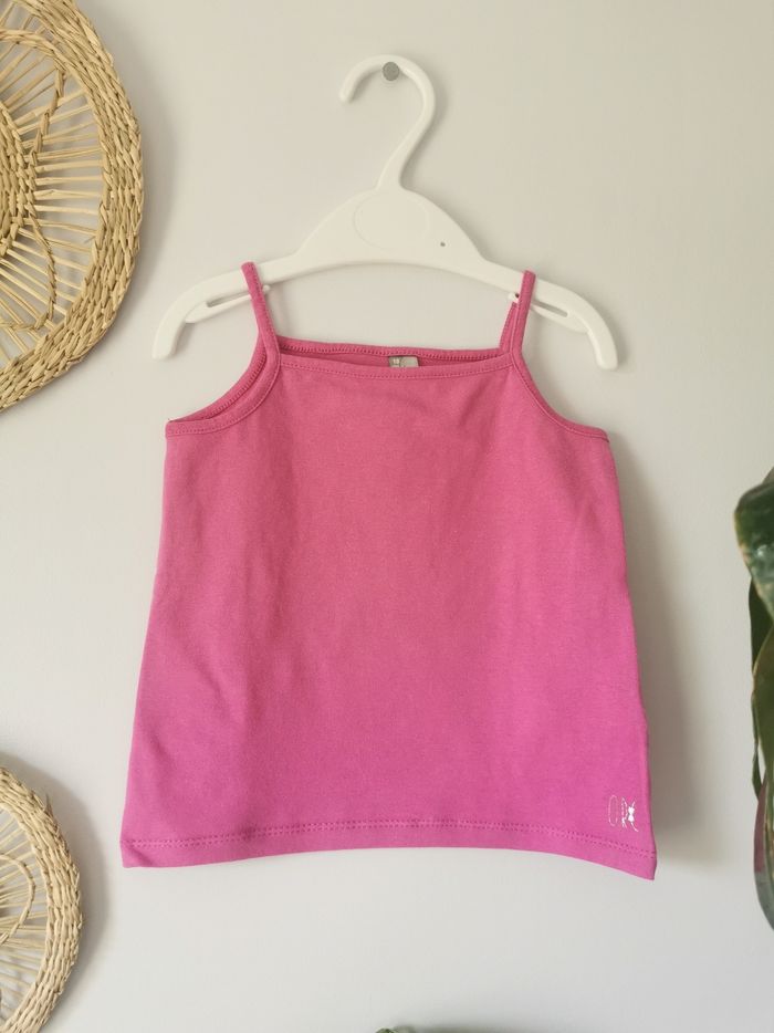 Débardeur rose fines bretelles Orchestra 18 Mois