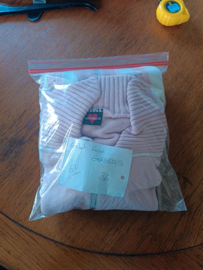 Gilet rose zippé Gorgeous 36 - photo numéro 7