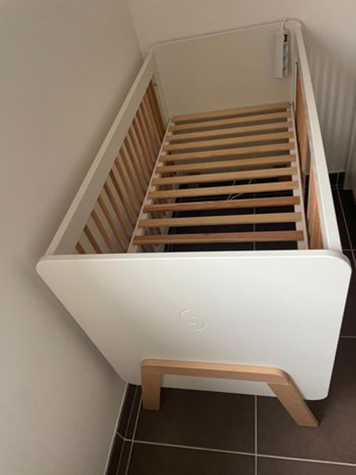 Lit bébé à barreaux Krubb neuf avec son matelas offert - photo numéro 3