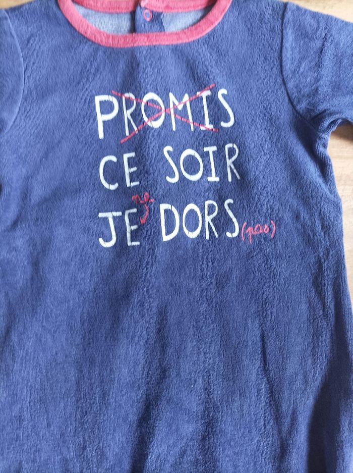 Pyjama 24 mois promis ce soir - photo numéro 2