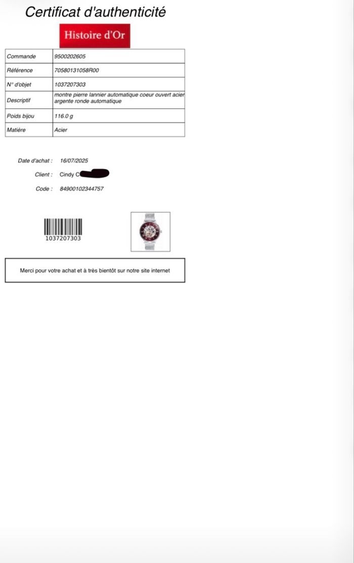 Montre automatique homme neuve Pierre Lannier - photo numéro 8