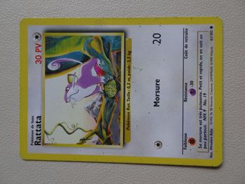 Carte pokémon rattata
